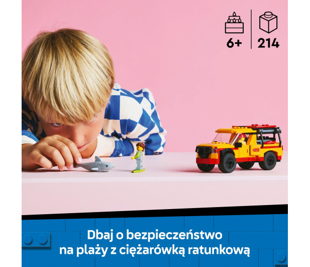 LEGO City 60453 Furgonetka ratowników plażowych - 1284226 - zdjęcie 4